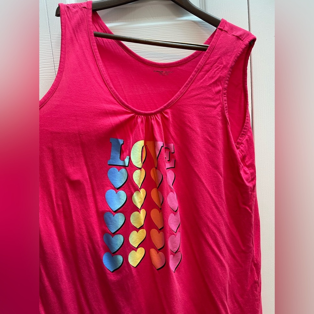 2X Avenue Body Women’s Rainbow LOVE Nightgown Nighty Pajamas - Picture 10 of 13